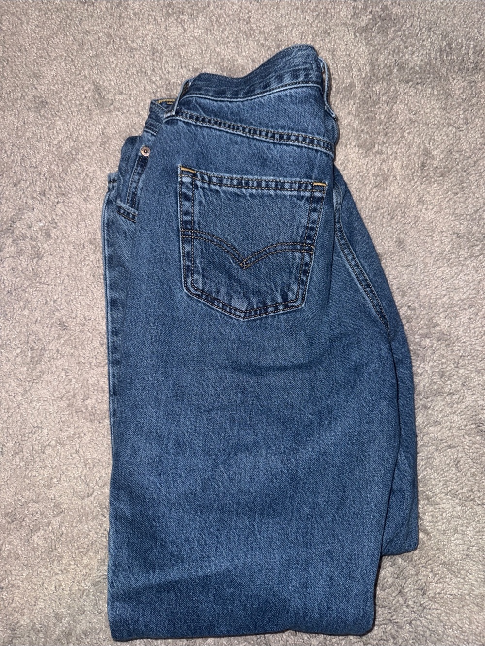 Signature by Levi Strauss Women's High-Rise Jeans in Deep Blue Denim
